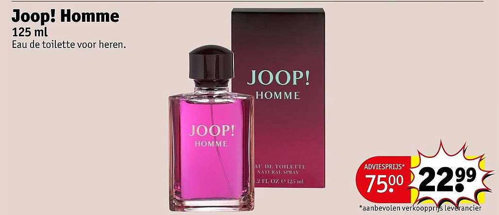 Joop! Homme 125 ml Eau de toilette voor heren