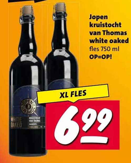Jopen kruistocht van Thomas white oaked fles 750 ml OP-OP! XL FLES