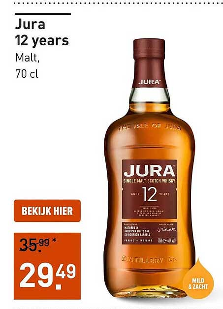 Jura 12 years Malt, 70 cl