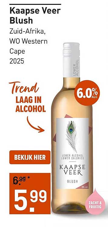 Kaapse Veer Blush Zuid-Afrika, WO Western Cape 2025