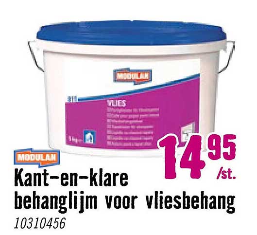 Kant-en-klare behanglijm voor vliesbehang
