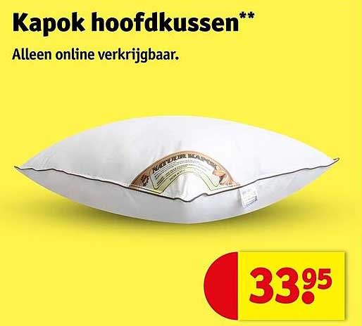 Kapok hoofdkussen**