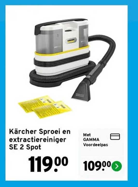 Kärcher Sproei en extractiereiniger SE 2 Spot