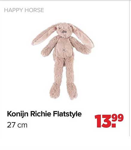 Konijn Richie Flatstyle 27 cm