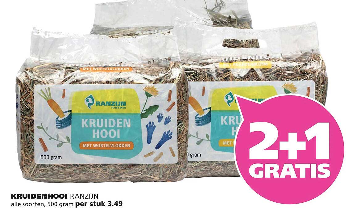 Kruidenhooi Ranzijn 2+1 gratis