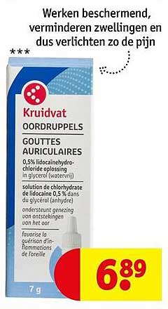 Kruidvat OORDRUPPELS GOUTTES AURICULAIRES