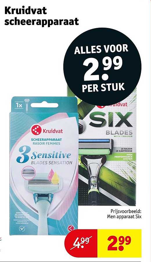 Kruidvat scheerapparaat