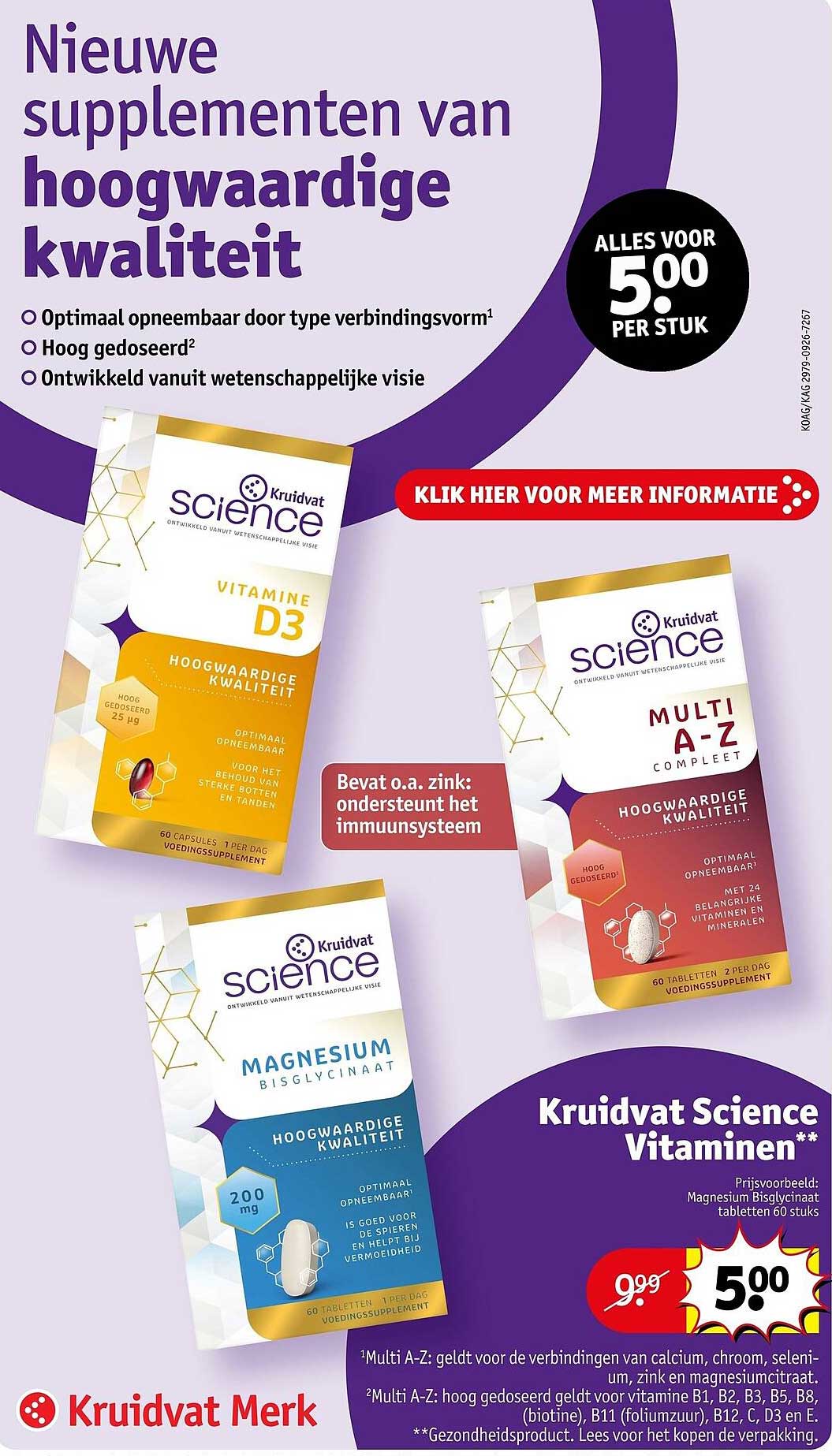 Kruidvat Science Vitaminen