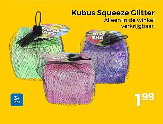 Kubus Squeeze Glitter