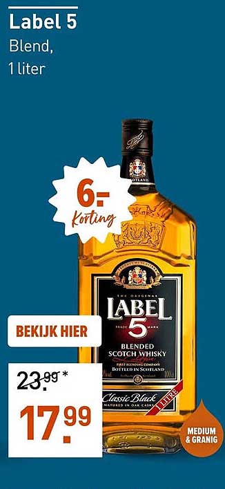 Label 5 Blend, 1 liter