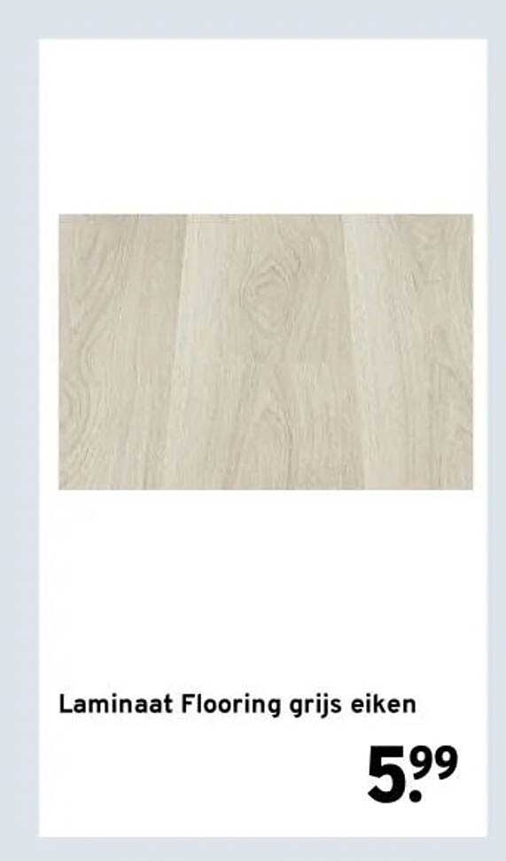 Laminaat Flooring grijs eiken