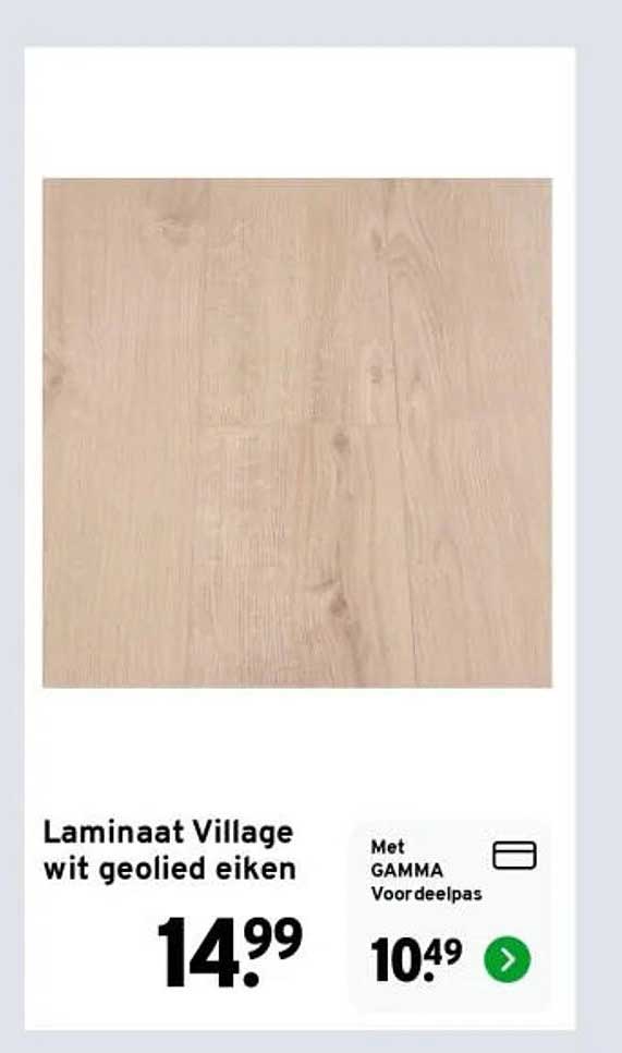 Laminaat Village wit geolied eiken