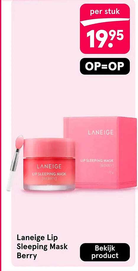 Laneige Lip Sleeping Mask Berry OP=OP