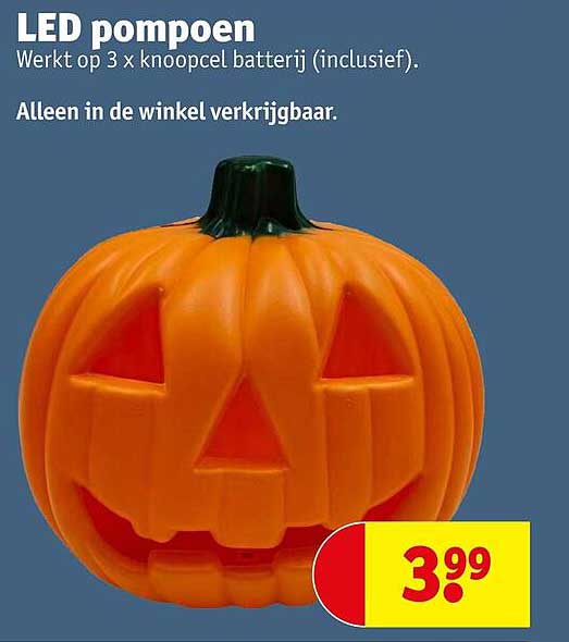 LED pompoen