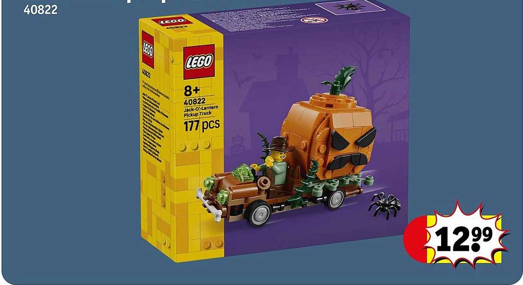 LEGO 40822 Jack-O'-Lantern Pickup Truck