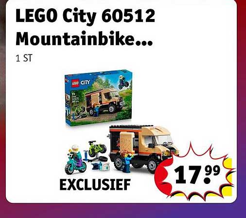 LEGO City 60512 Mountainbike... EXCLUSIEF