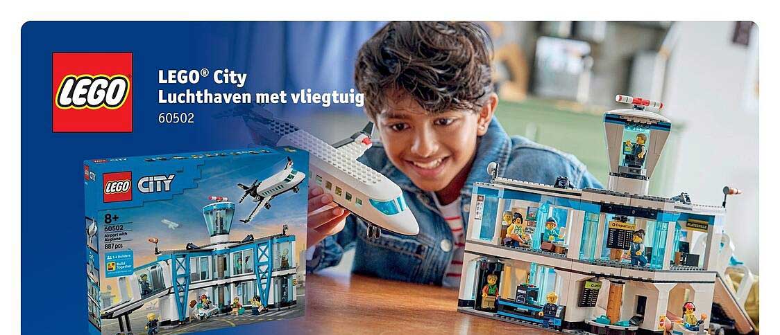 LEGO City Luchthaven met vliegtuig 60502