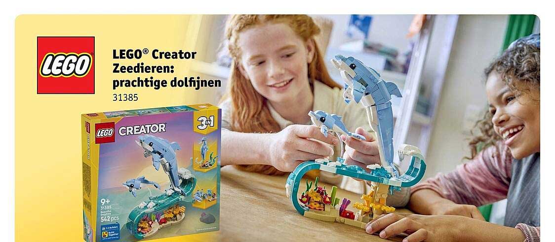 LEGO® Creator Zeedieren: prachtige dolfijnen 31385
