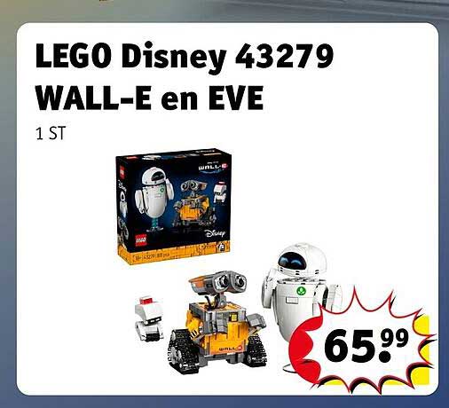 LEGO Disney 43279 WALL-E en EVE