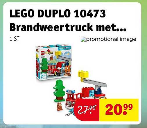 LEGO DUPLO 10473 Brandweertruck met...