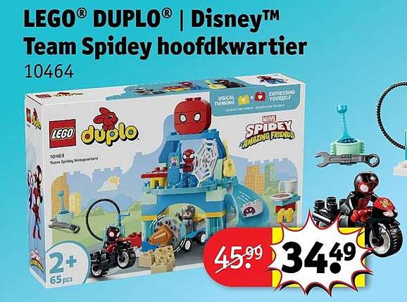 LEGO® DUPLO® | Disney™ Team Spidey hoofdkwartier 10464