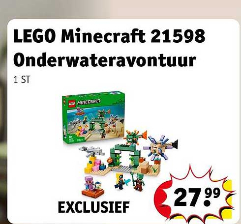 LEGO Minecraft 21598 Onderwateravontuur