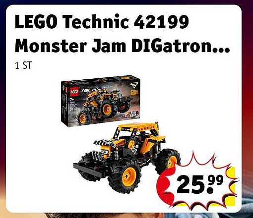 LEGO Technic 42199 Monster Jam DIGatron...