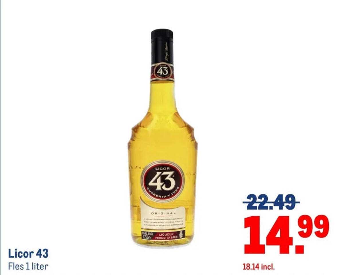 Licor 43 Fles 1 liter