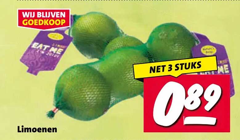 Limoenen NET 3 STUKS