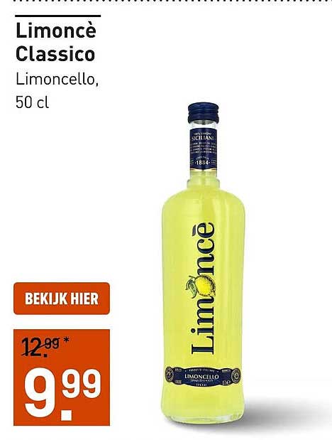 Limoncè Classico Limoncello, 50 cl