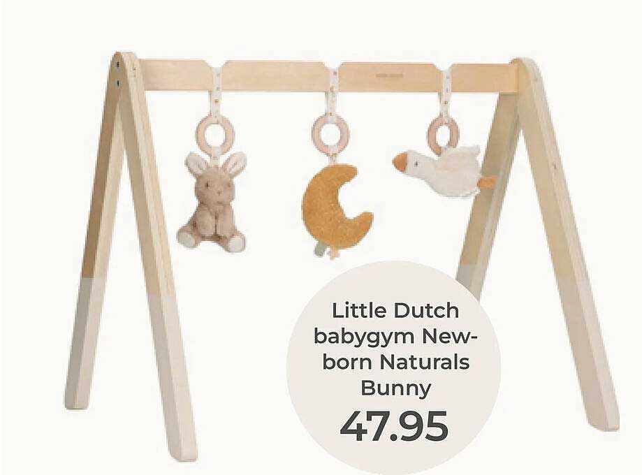 Little Dutch babygym New-born Naturals Bunny