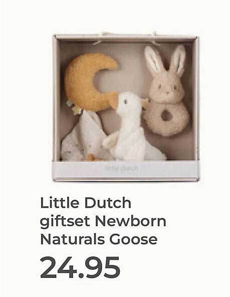 Little Dutch giftset Newborn Naturals Goose