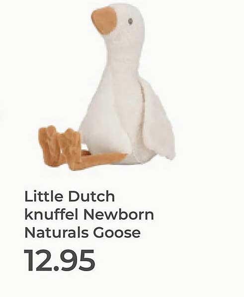 Little Dutch knuffel Newborn Naturals Goose