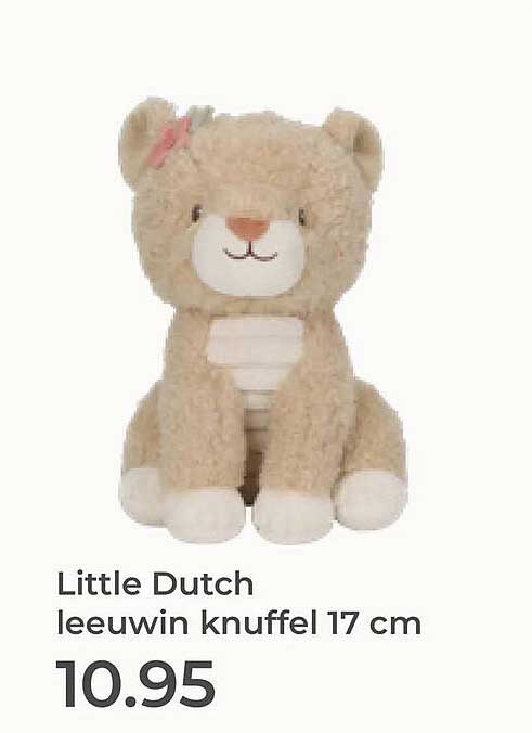 Little Dutch leeuwin knuffel 17 cm