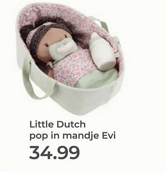 Little Dutch pop in mandje Evi