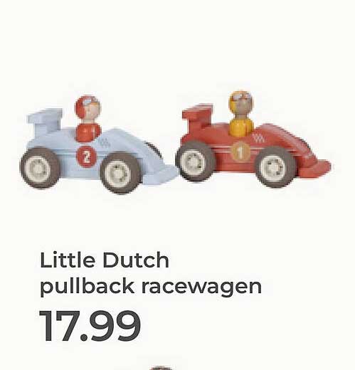 Little Dutch pullback racewagen