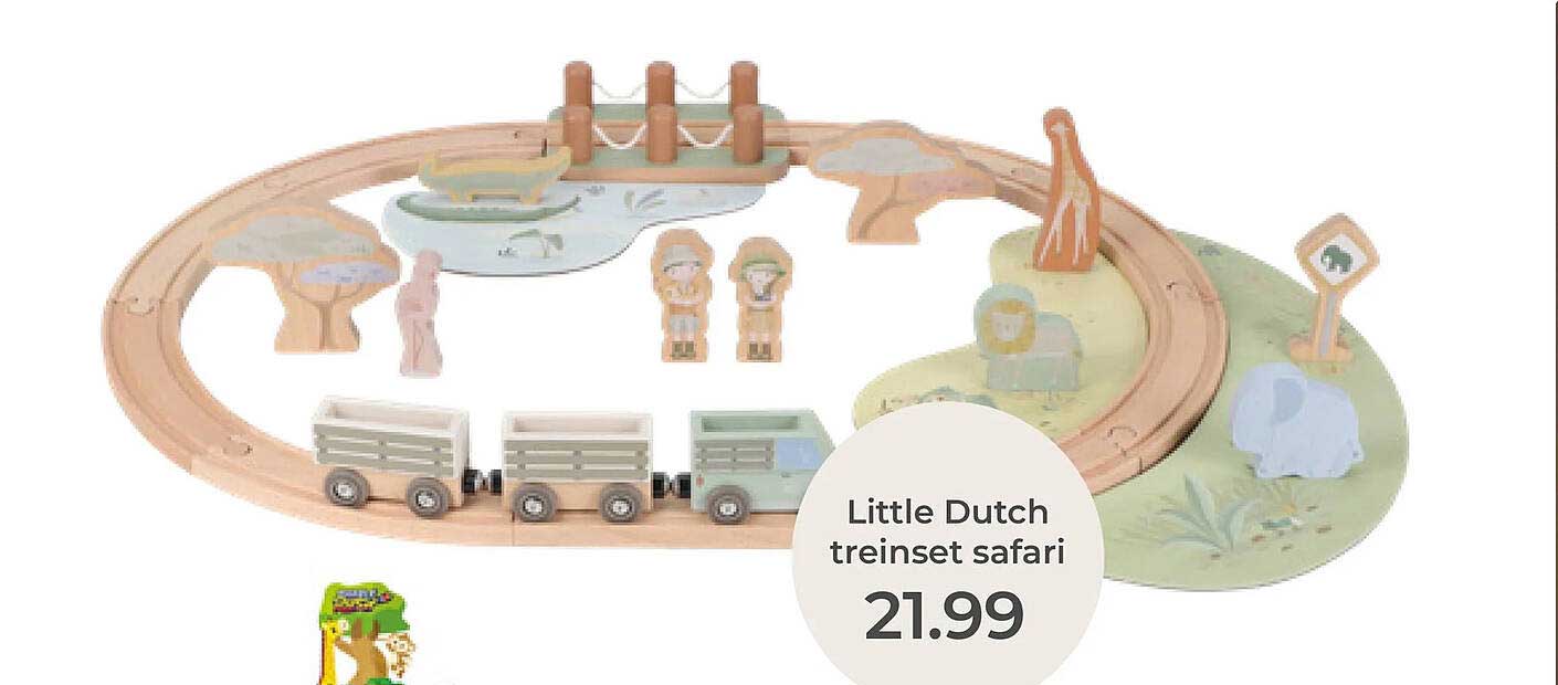 Little Dutch treinset safari