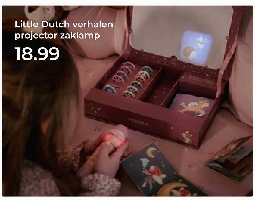 Little Dutch verhalen projector zaklamp