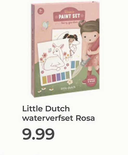 Little Dutch waterverfset Rosa