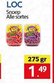 LOC Snoep Alle soorten