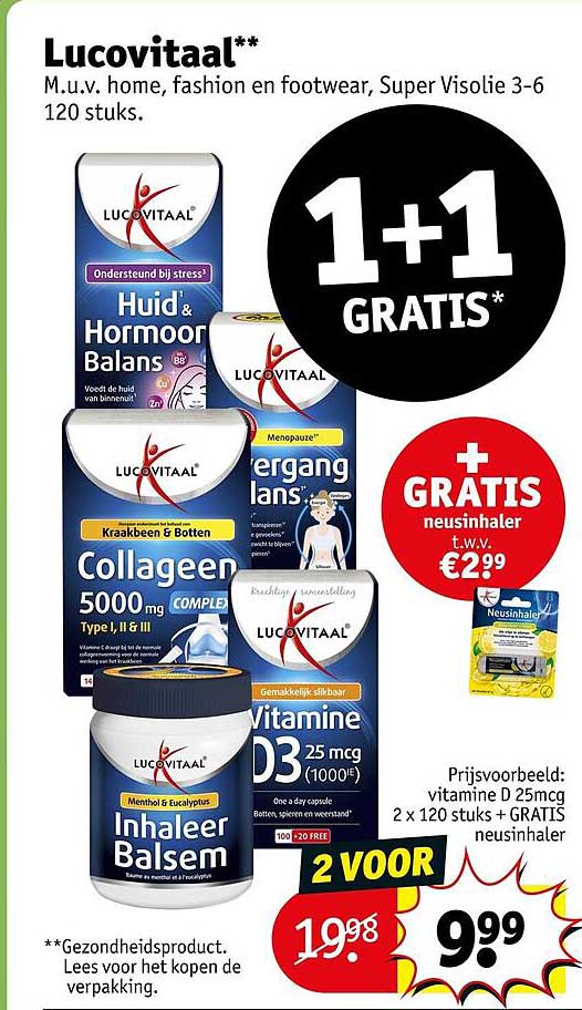 Lucovitaal 1+1 GRATIS*