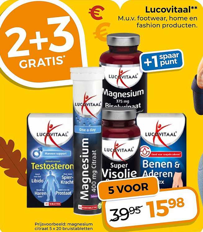 Lucovitaal** 2+3 GRATIS* +1 spaarpunt