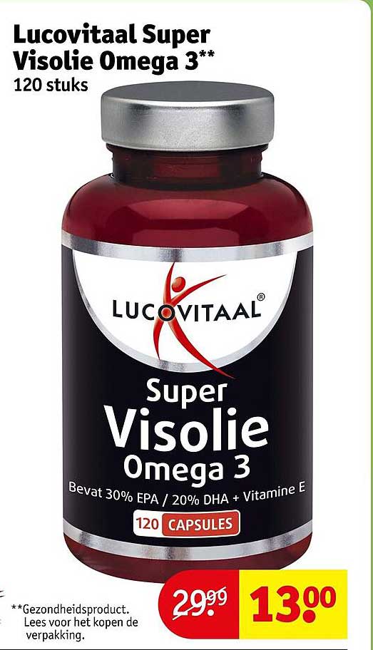 Lucovitaal Super Visolie Omega 3** 120 stuks