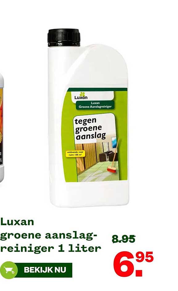 Luxan groene aanslagreiniger 1 liter