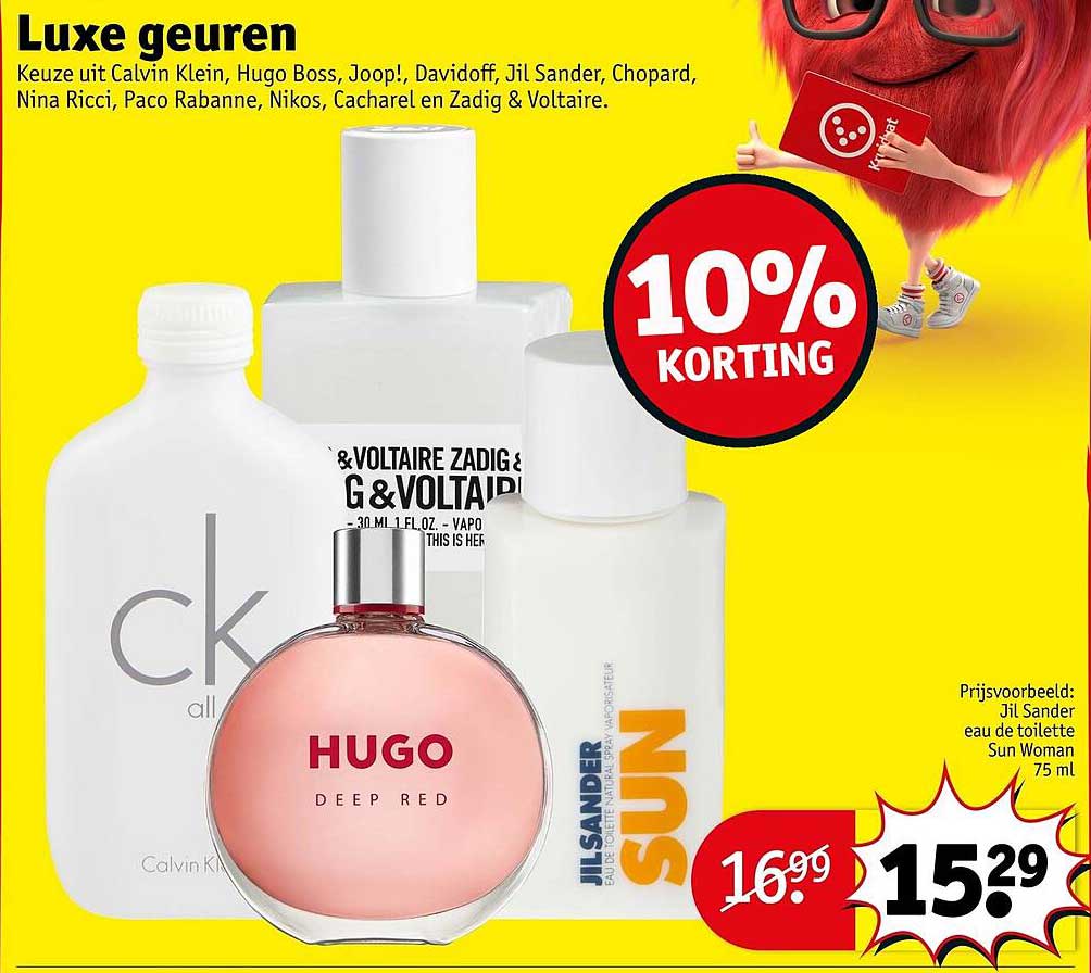 Luxe geuren 10% korting