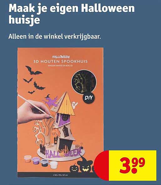 Maak je eigen Halloween huisje