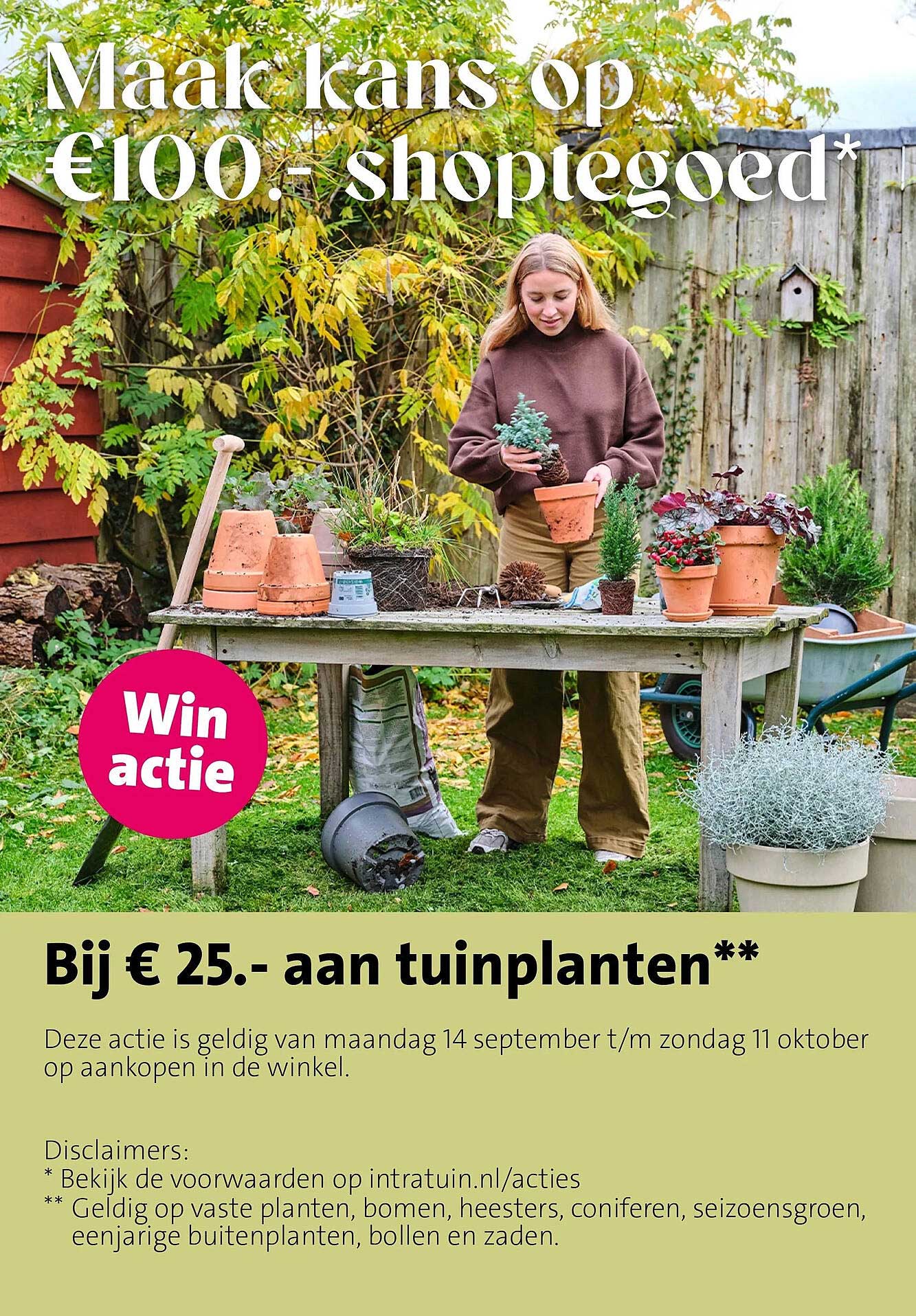 Maak kans op €100.- shoptegoed*