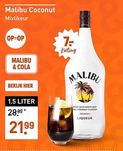 Malibu Coconut Mixlikeur