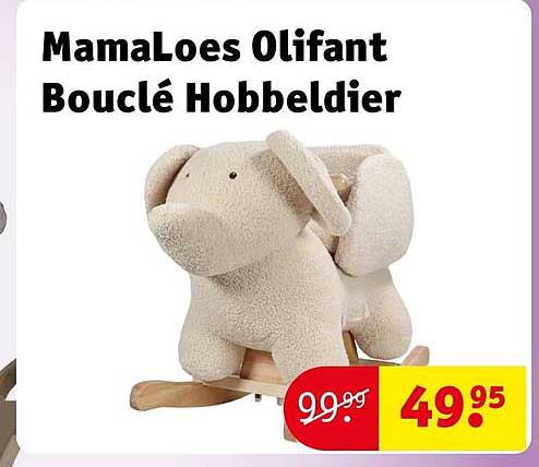 MamaLoes Olifant Bouclé Hobbel­dier