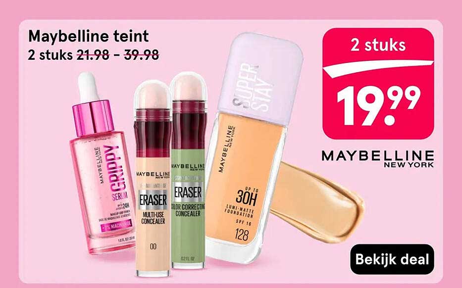 Maybelline teint